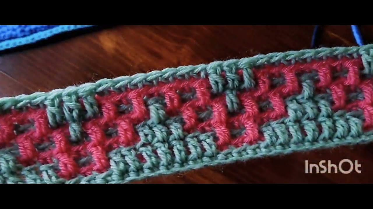 Mosaic Crochet Pattern #52 - Multiple 10 + 4 - work Flat or In The Round (left or right handed)