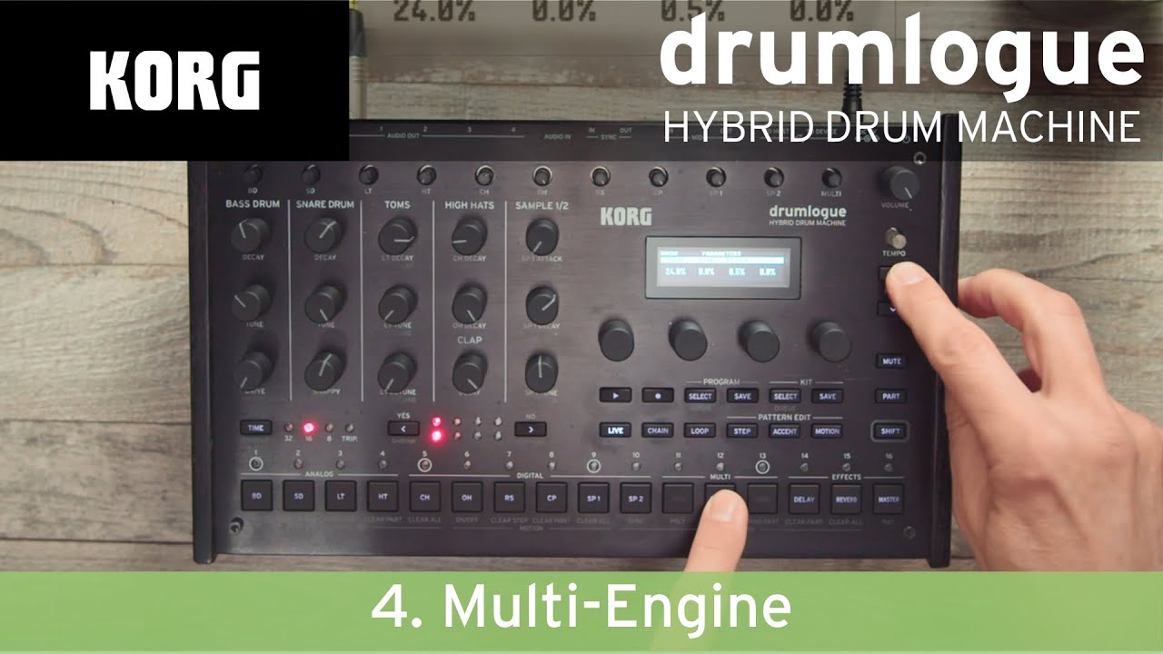 KORG drumlogue Groove-Guide - Folge 4: Multi-Engine