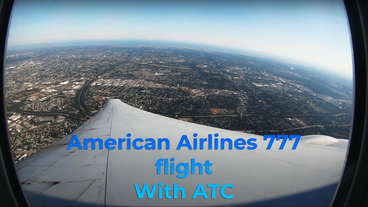 American Airlines 777 flight with ATC | Athens - New York (JFK)