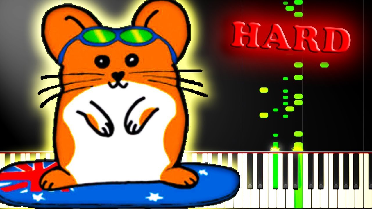 THE HAMPSTERDANCE SONG - Piano Tutorial