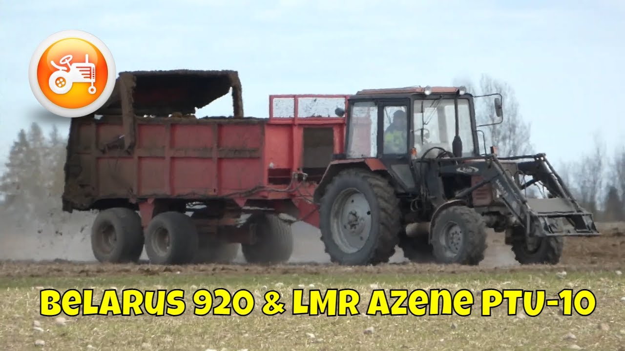 Spreading Manure 2022 | Belarus 920 & LMR Azene PTU-10