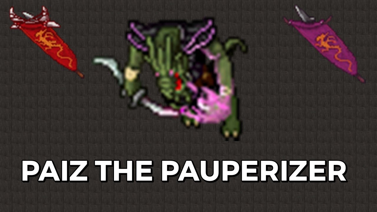 Tibia #14 - Boss Paiz The Pauperizer