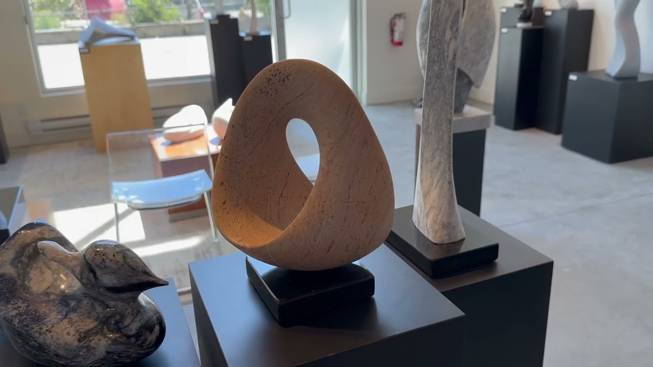 Möbius, bare aphrodite marble original sculpture by Canadian artist Michael Binkley - SOLD