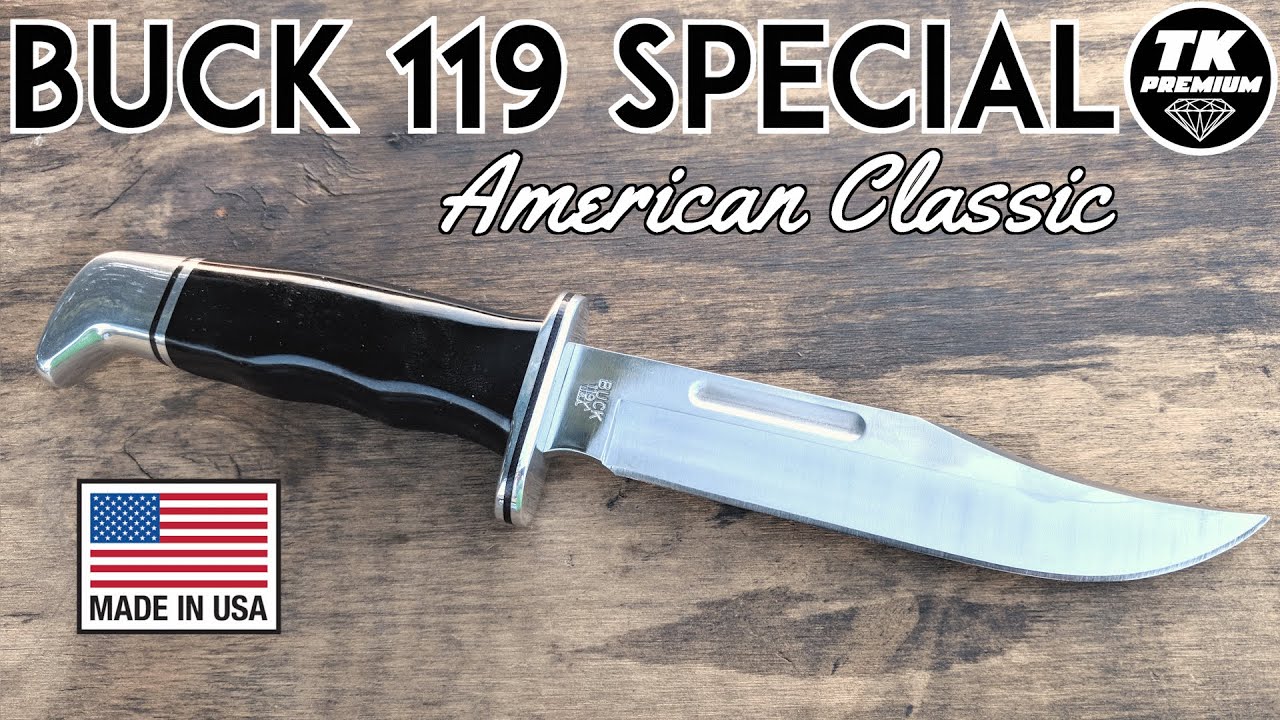 Buck 119 Special Fixed Blade Hunting Knife - American Classic