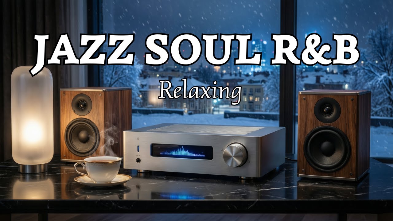 Winter Slow Groove Jazz R&B 🎶 Chill Soul Beats for Relaxing