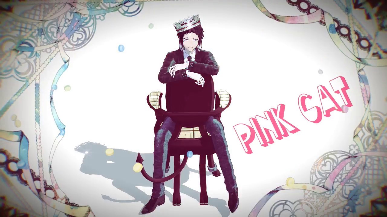 【MMD文スト】PiNK CAT【芥川君誕】
