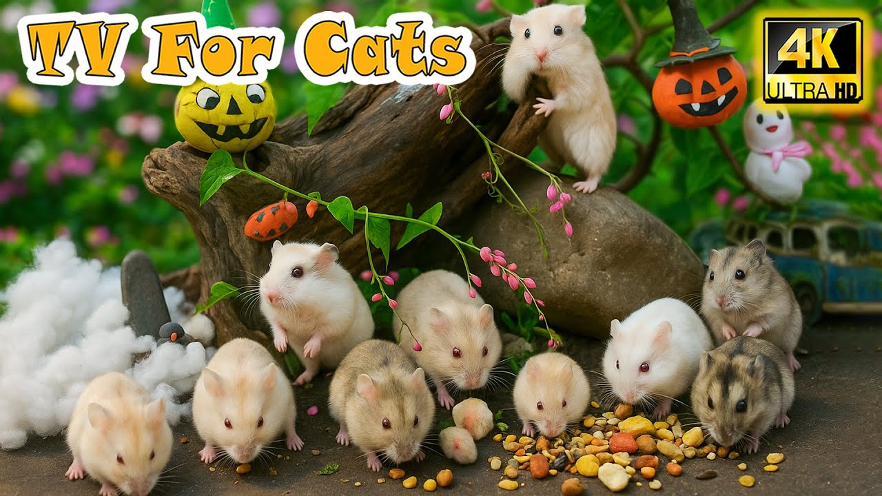 🔴 Interactive Cat TV: All-Day Entertainment for Bored Cats with Fun Mouse Videos & Stress Relief