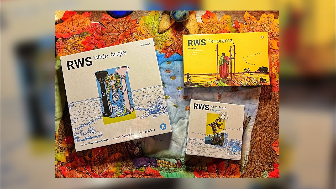 RWS Panorama & RWS Wide Angle Tarot Decks ~ First Look