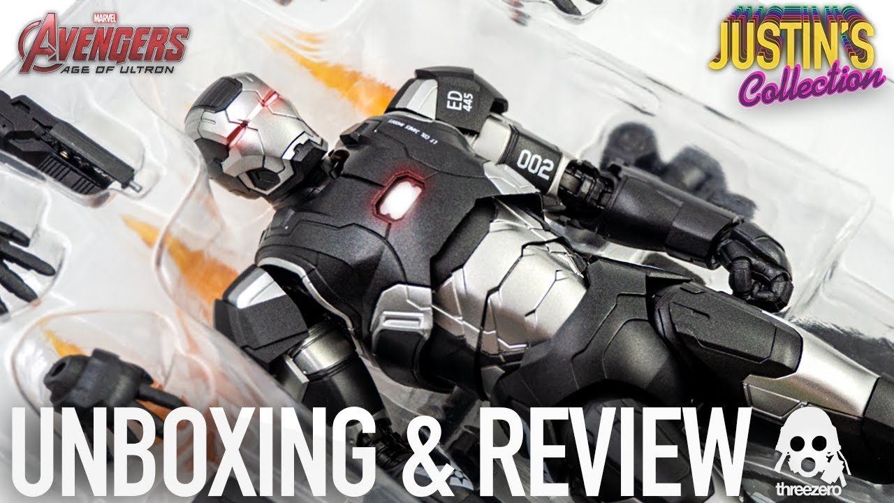 War Machine MK2 Avengers Age of Ultron Threezero DLX Unboxing & Review