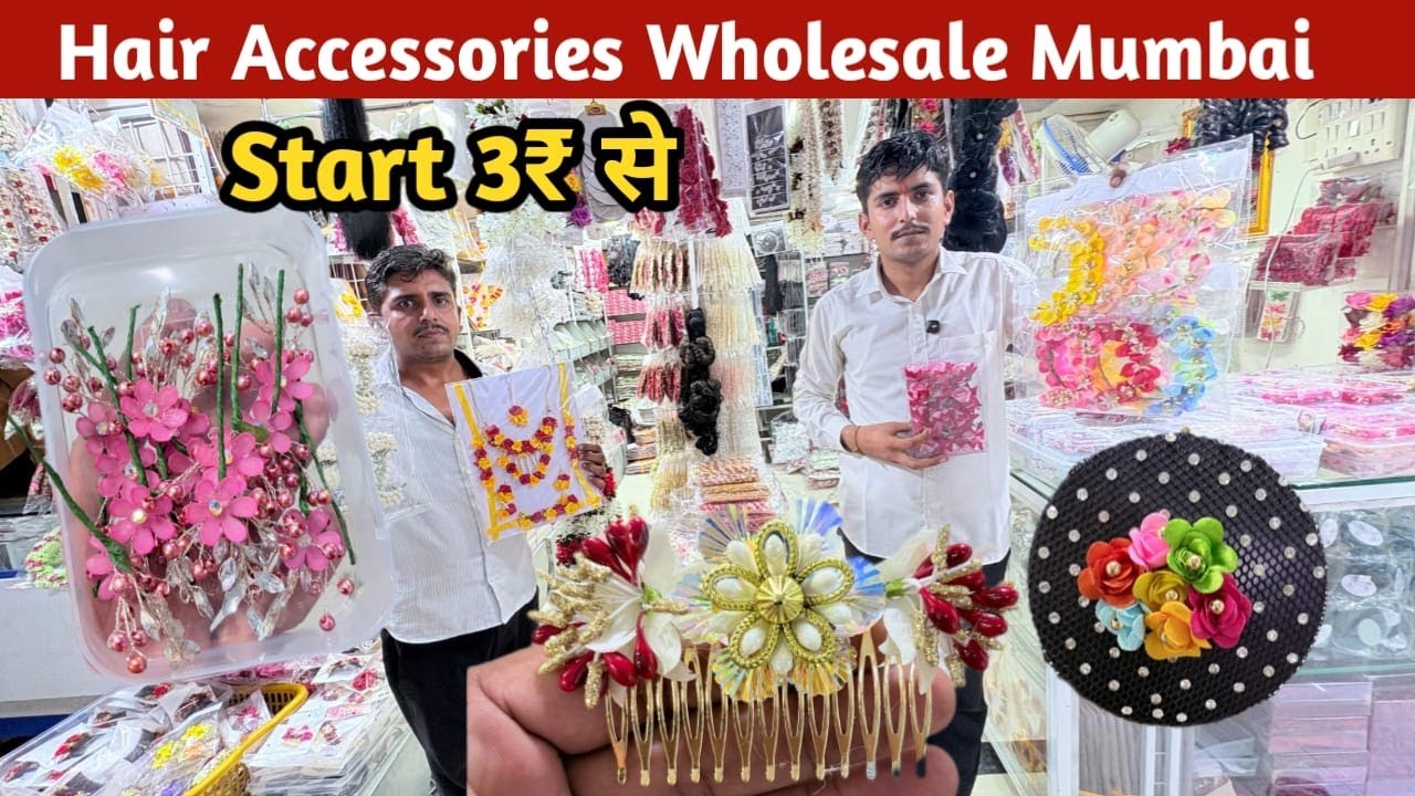 Korean Hair Accessories wholesale in Mumbai | Bridal Hair Accessories Wholesale Market in Mumbai