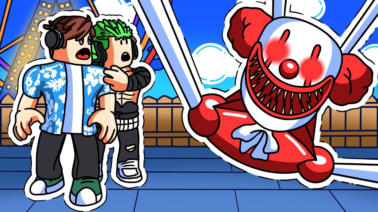 A CREEPY CLOWN IS AFTER ME! (Roblox Obby)