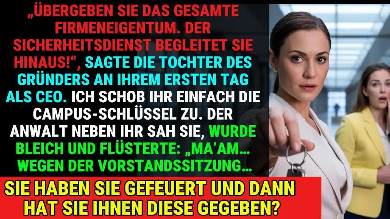 Sie Feuerte Die Frau, Der Das Gebäude Gehörte