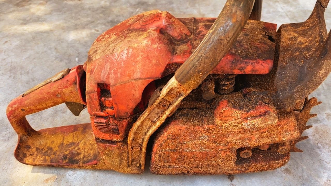 Возвращаем старинным бензопилам STIHL 353 былую славу лучше, чем производитель