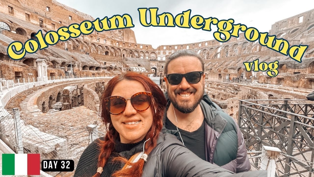 Exploring Under the Colosseum 🇮🇹 Roman Forum & Palatine Hill | Rome Travel Vlog |DAY32