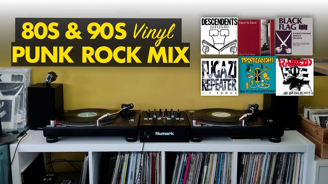 80s and 90s Punk Rock Vinyl Mixtape