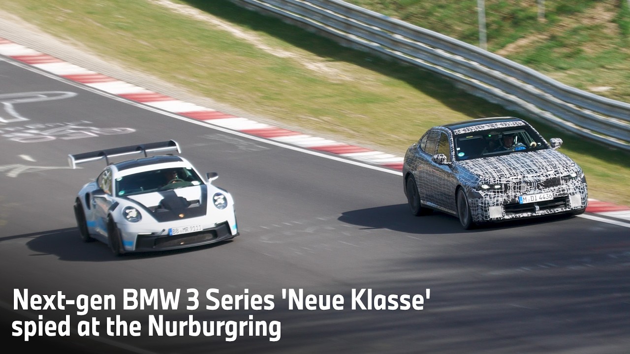 Next-gen BMW 3 Series 'Neue Klasse' caught on N&uuml;rburgring! | Rumors on i3 & M350
