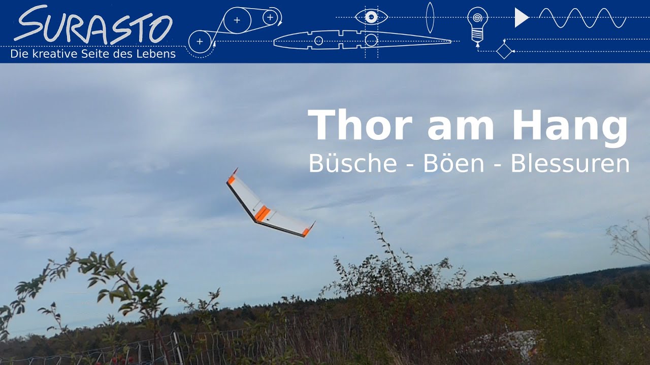 Hangfliegen mit dem Nurflügel Thor