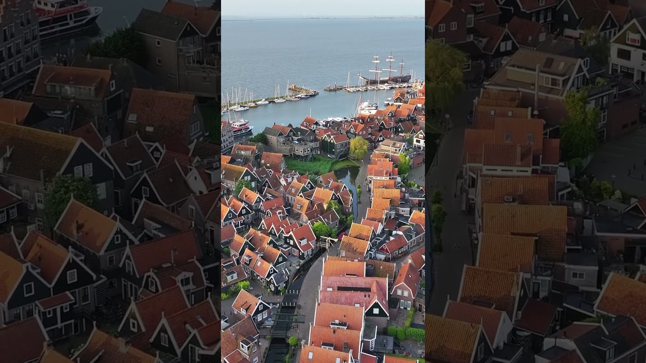 Experience the charm of Volendam - The Netherlands 🇳🇱 DJI Mavic 3 Pro drone video
