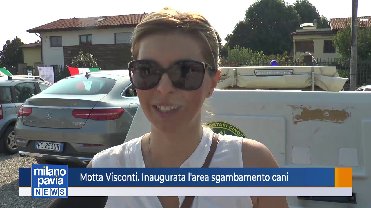 Motta Visconti, inaugurata l'area sgambamento cani