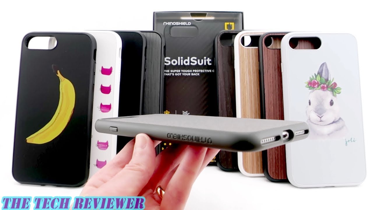 RhinoShield SolidSuit for iPhone 8 Plus: 11 Ft Drop Protection, Super Slim, & Tons of Designs!