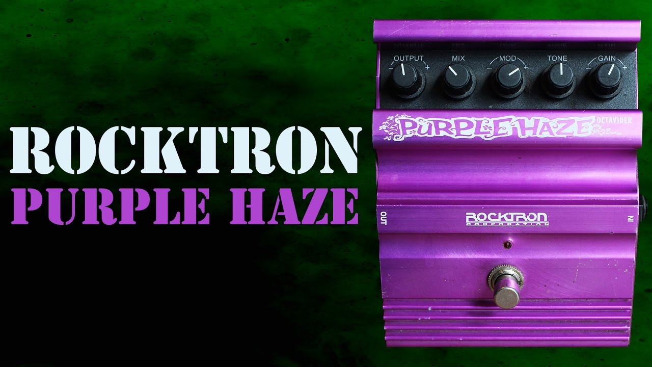 Rocktron Purple Haze Octavider Pedal Demo
