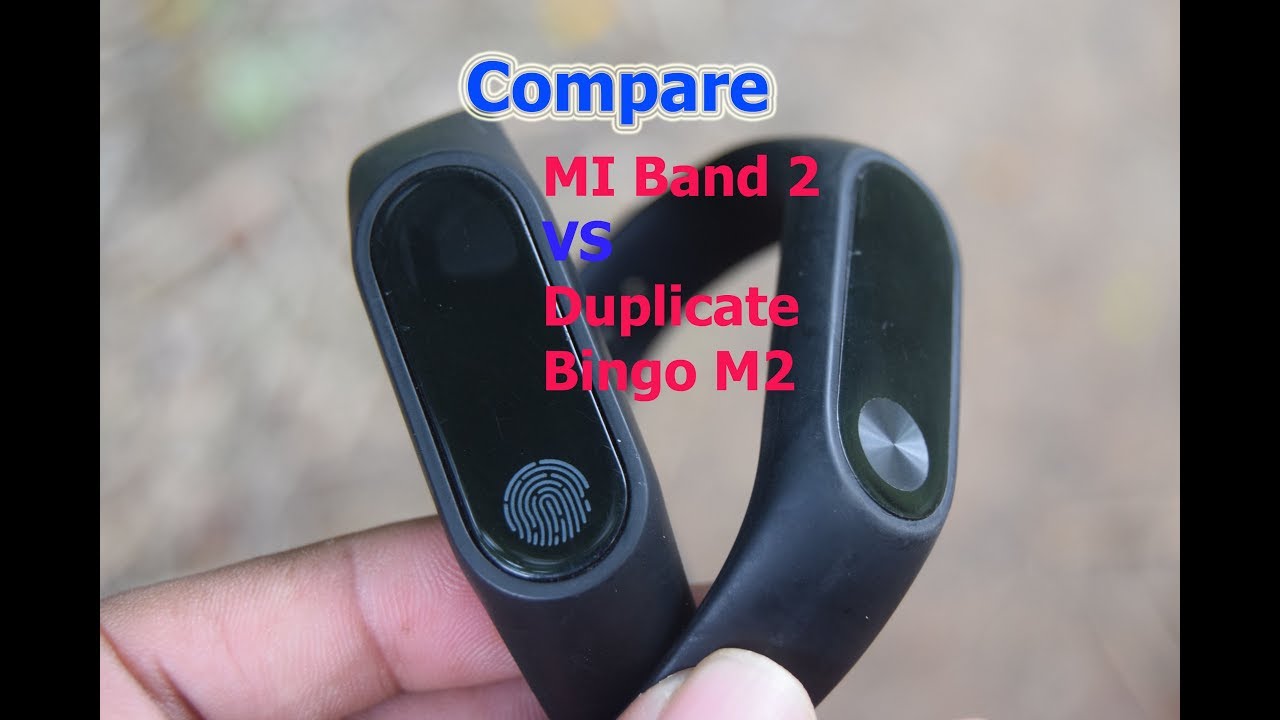Smart Wristband MI Band 2 VS Duplicate Bingo M2 Compare, Review. Which one you should buy
