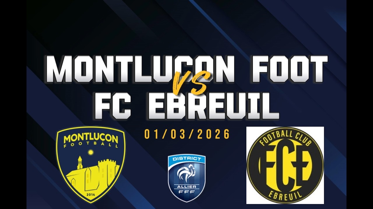 01.03.2026 U15D1 Montlucon Foot 5-1 Ebreuil FC