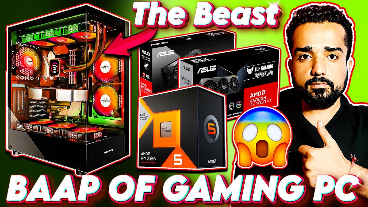 🔥The FASTEST GAMING PC Build🔥Best AMD GAMING PC Ft. AMD 7600X3D, RX 7800XT  @KshitijKumar1990