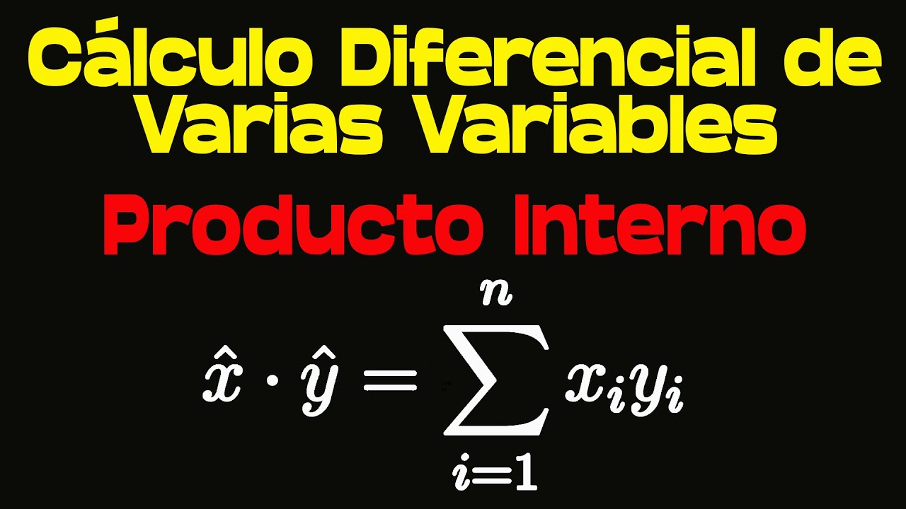 El Producto Interno en R^n (Producto Punto) | Curso de Cálculo Diferencial de Varias Variables