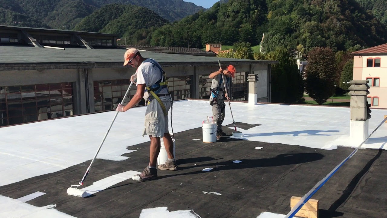 Guida all'applicazione della vernice termoriflettente a rullo
