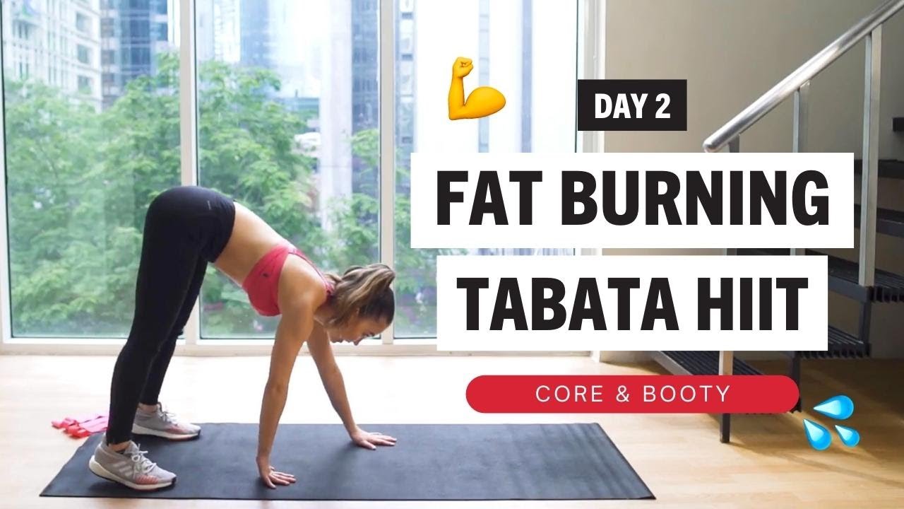Day 2 | Fat Burning TABATA HIIT - Core and Booty