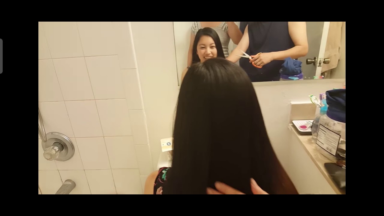 My father cut my hair.                   Haircut TV