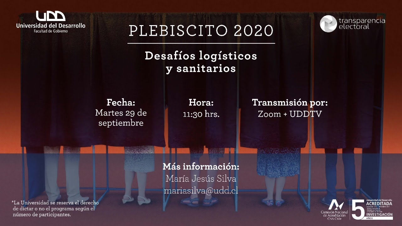 Plebiscito 2020: desafíos logísticos y sanitarios