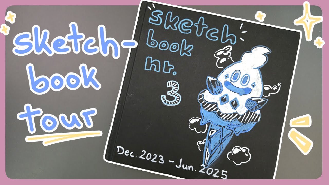 My favourite sketchbook so far :3 | Sketchbook Tour