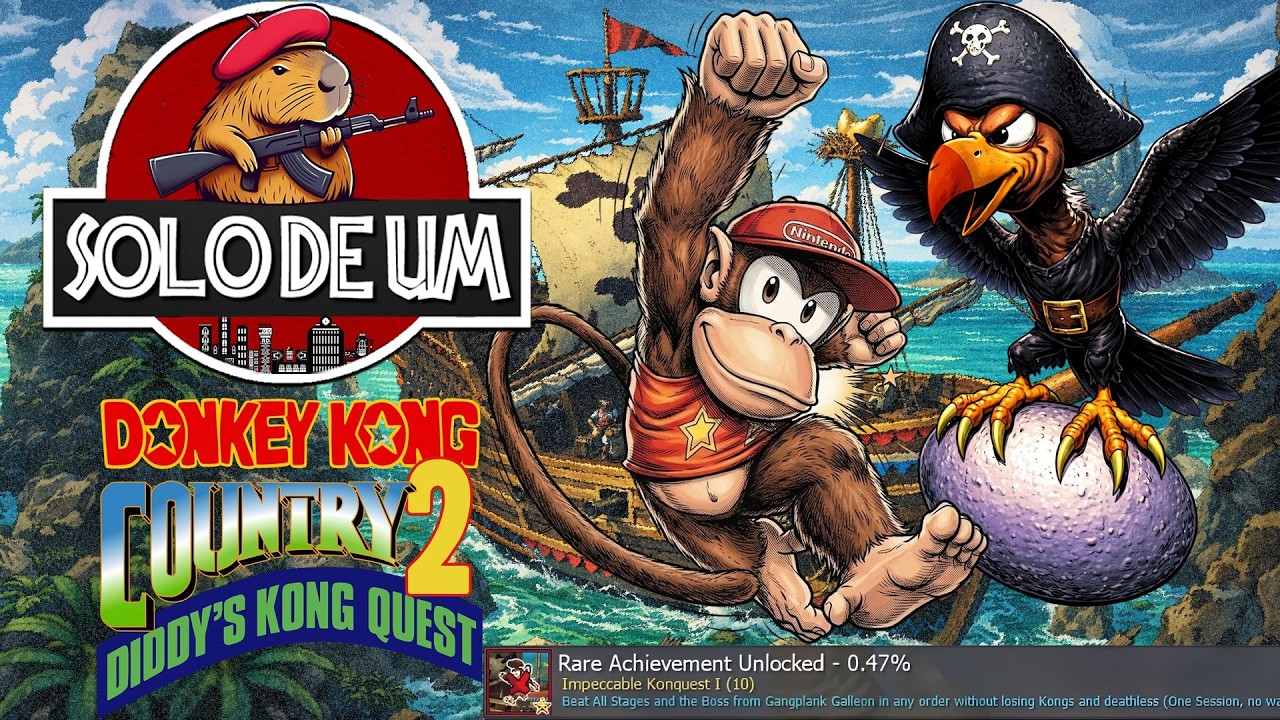 Donkey Kong Country 2: Diddy's Kong Quest - Impeccable Konquest I [No Damage]