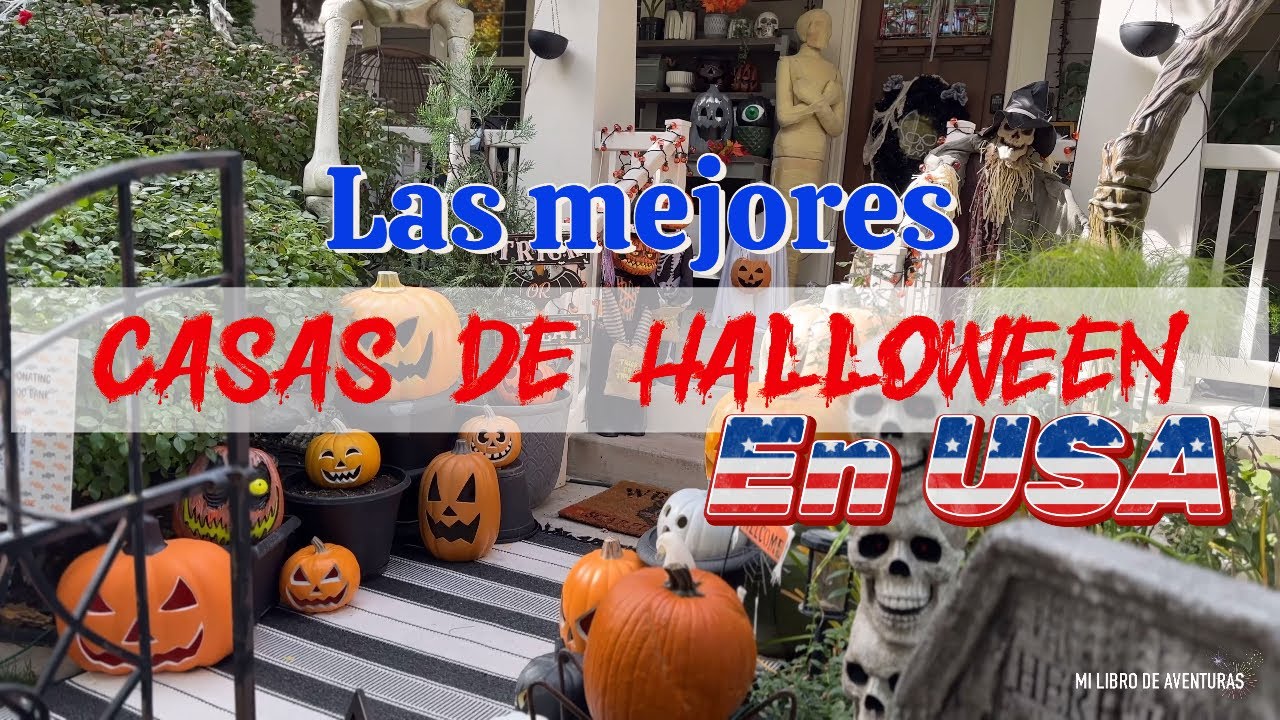 Así decoran las casas para Halloween en Estados Unidos 🎃🇺🇸