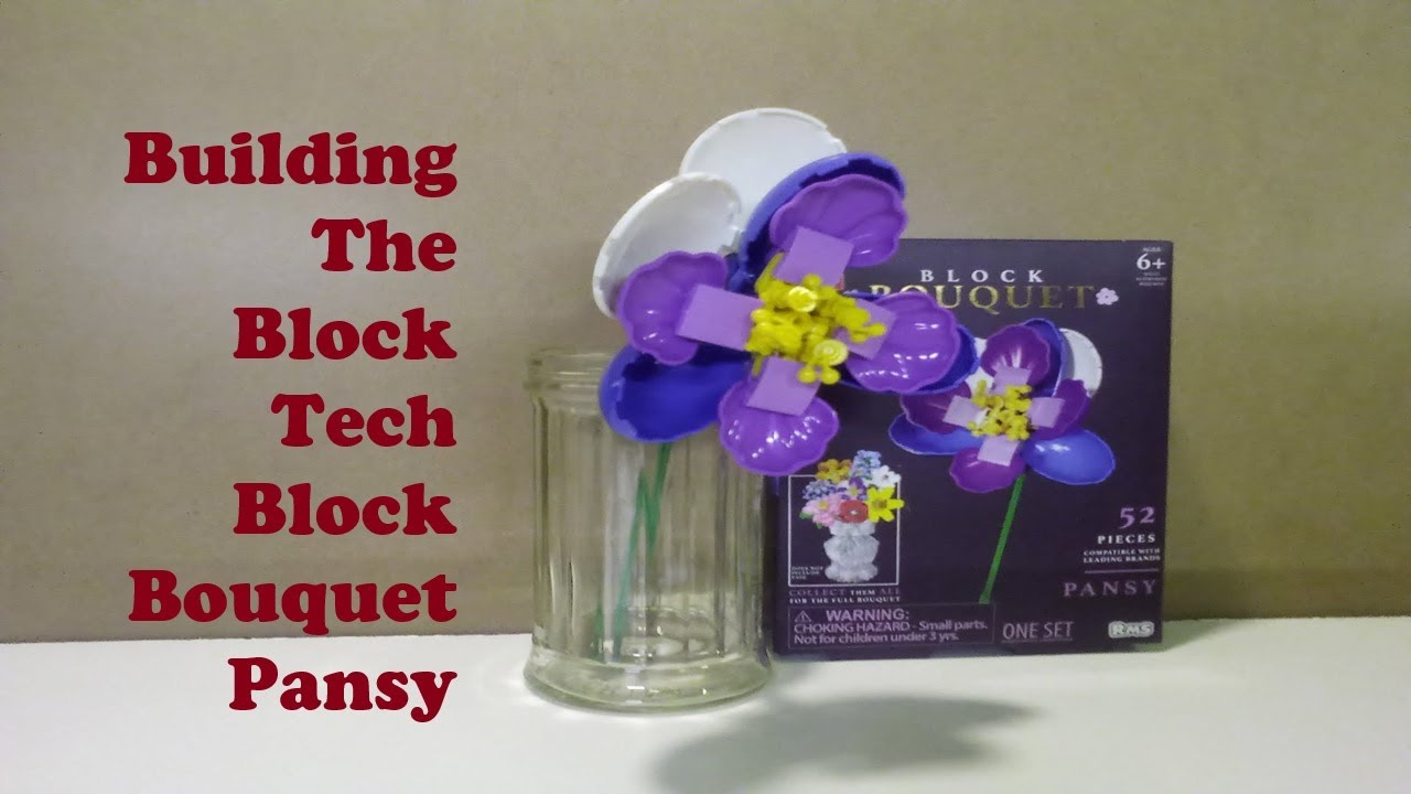 Let's build a Block Tech Block Bouquet Pansy