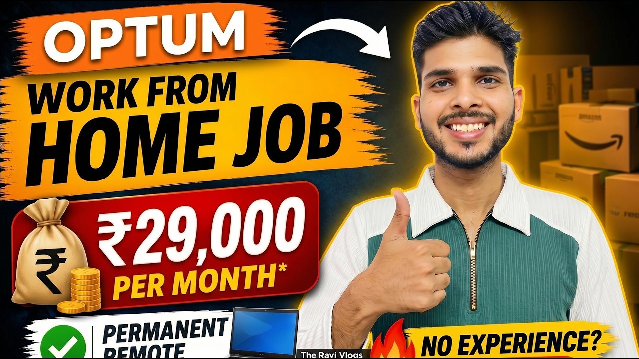 ₹29K WFH Job😮 Optum Process Hiring | Permanent Remote Job | The Ravi Vlogs