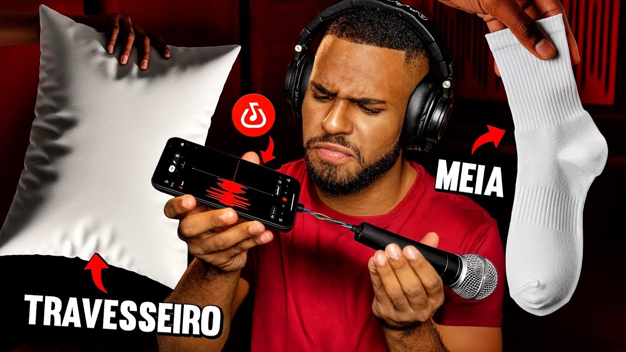 COMO MELHORAR A GRAVAÇÃO NO BANDLAB? Usando coisas DE CASA