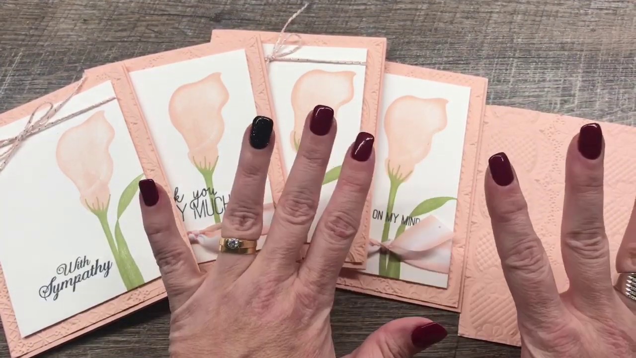 How to create a quick and easy boxed set of cards