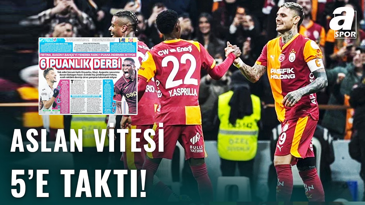 Galatasaray, Taraftarının Önünde Eyüpspor Karşısında Adeta Şov Yaptı!