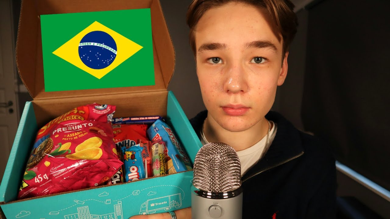 ASMR Mukbang | Trying Snacks From Brazil🇧🇷 | Try Treats