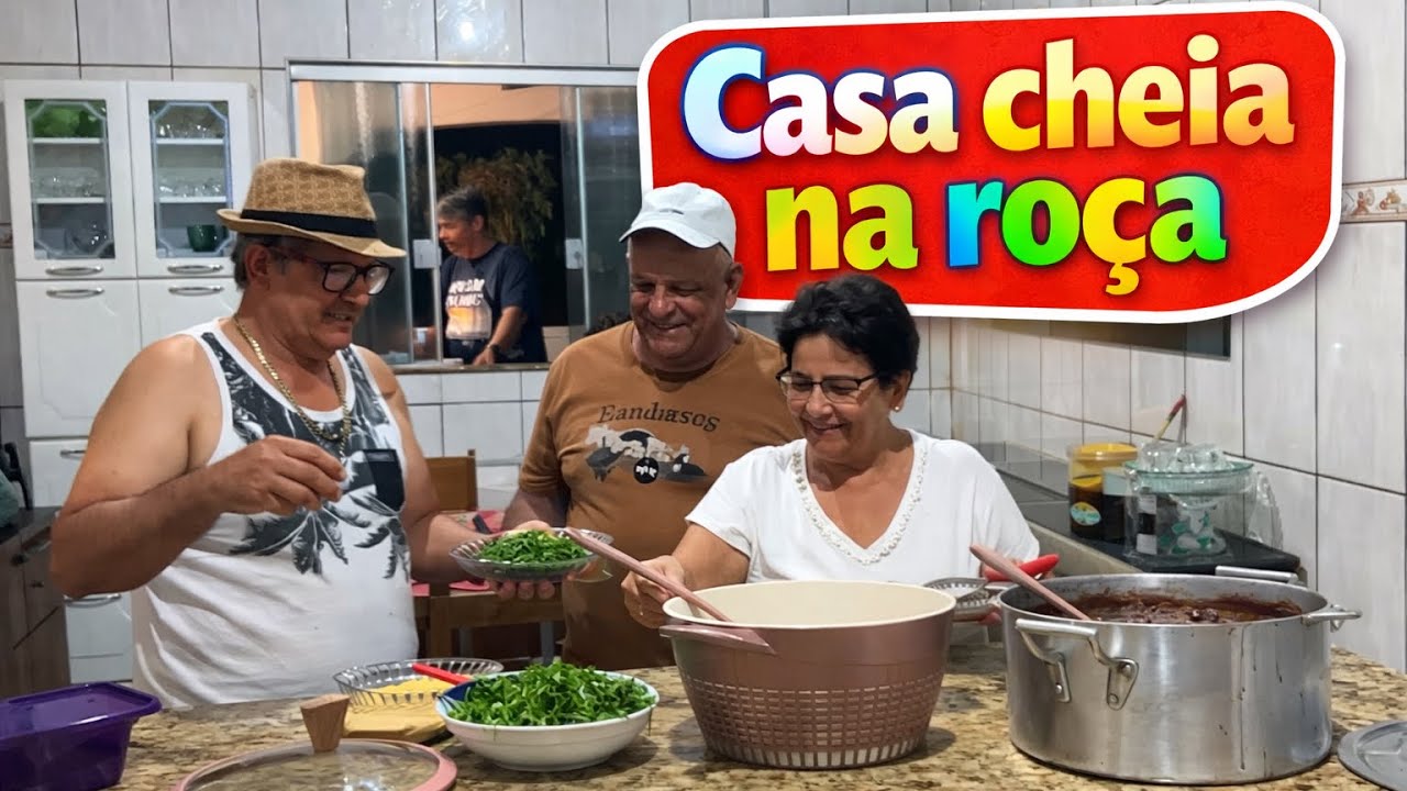 Visita Especial no Sítio, Pescaria e Feijoada com a Família 