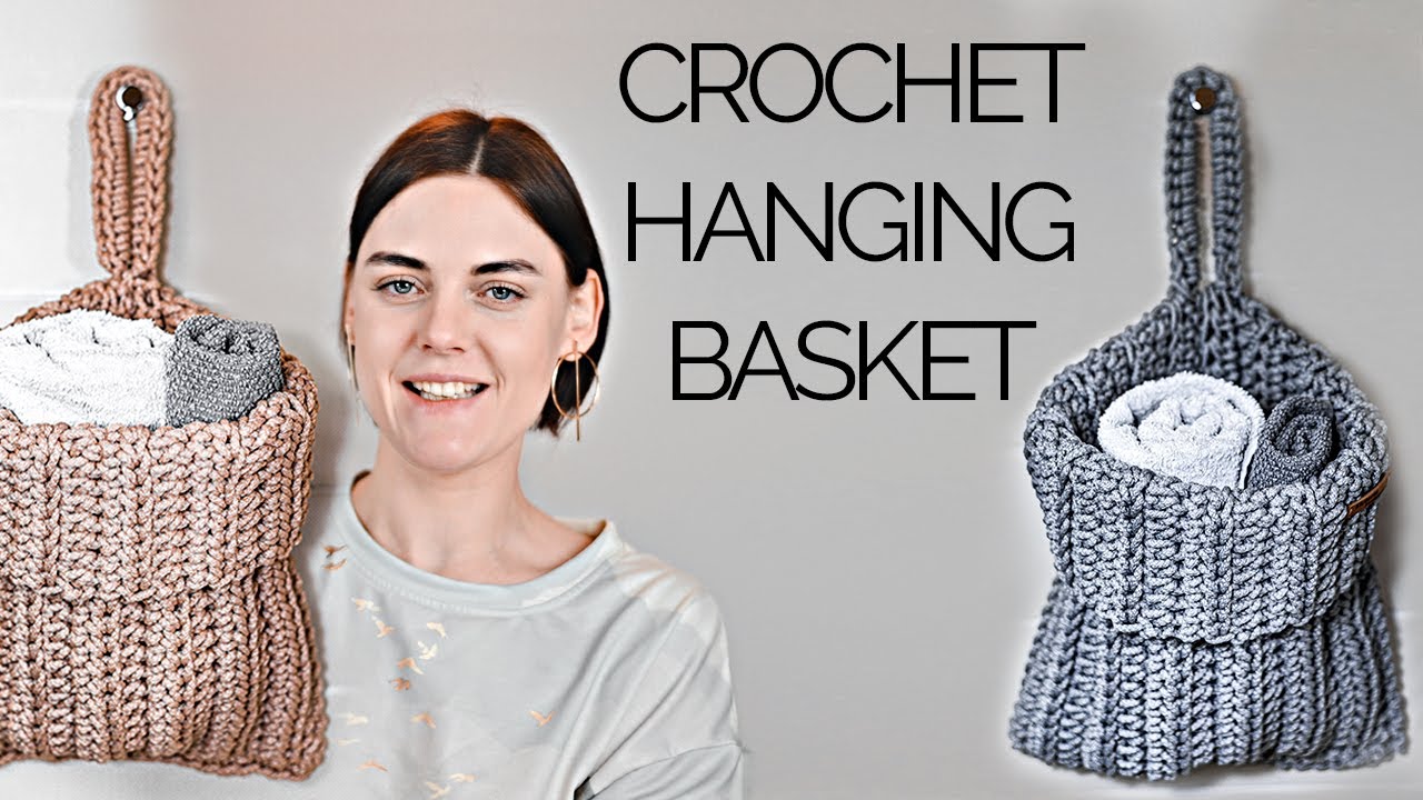 CROCHET HANGING BASKET