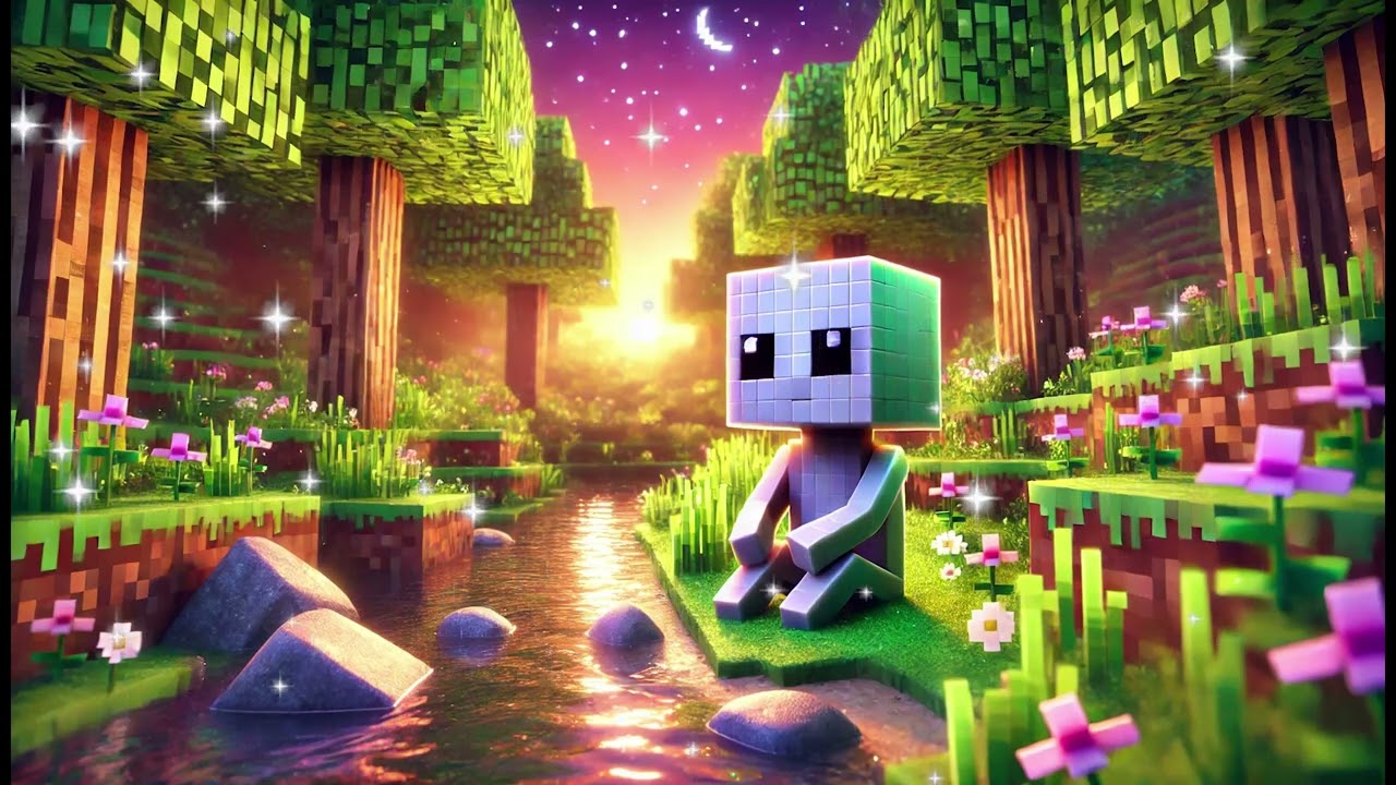 Minecraft Bedtime Story - Elliot The Enderman's Night-time Adventure