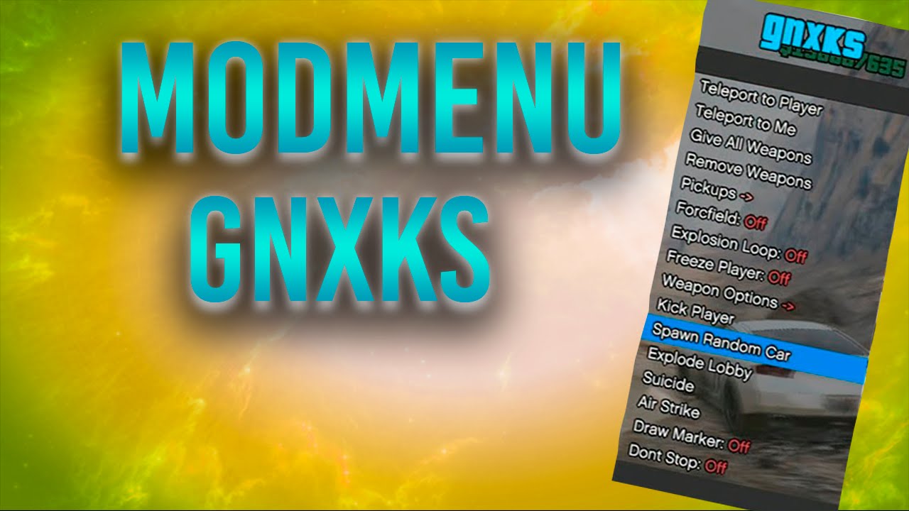 GTA V 1.26/127  Mod menu gnxks [DEX]
