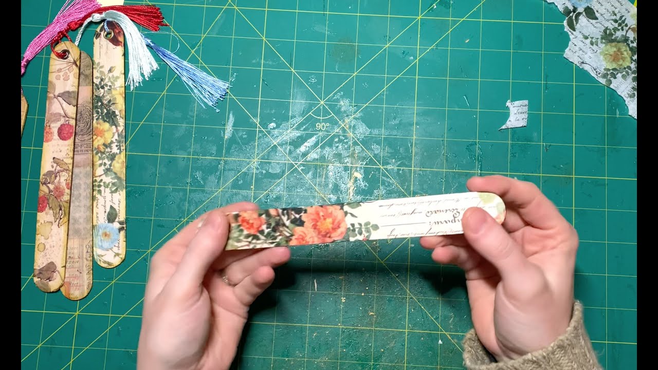 Красивые закладки для блокнотов из деревянных палочек для рукоделия.