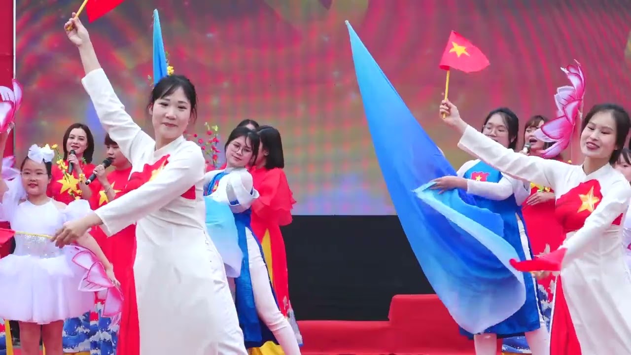 TH Trưng Trắc - Hà Nội - Việt Nam ơi mùa xuân đến rồi