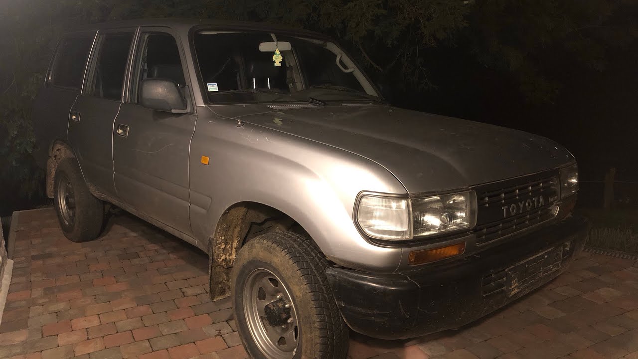 Land Cruiser HZJ80 start and walk around