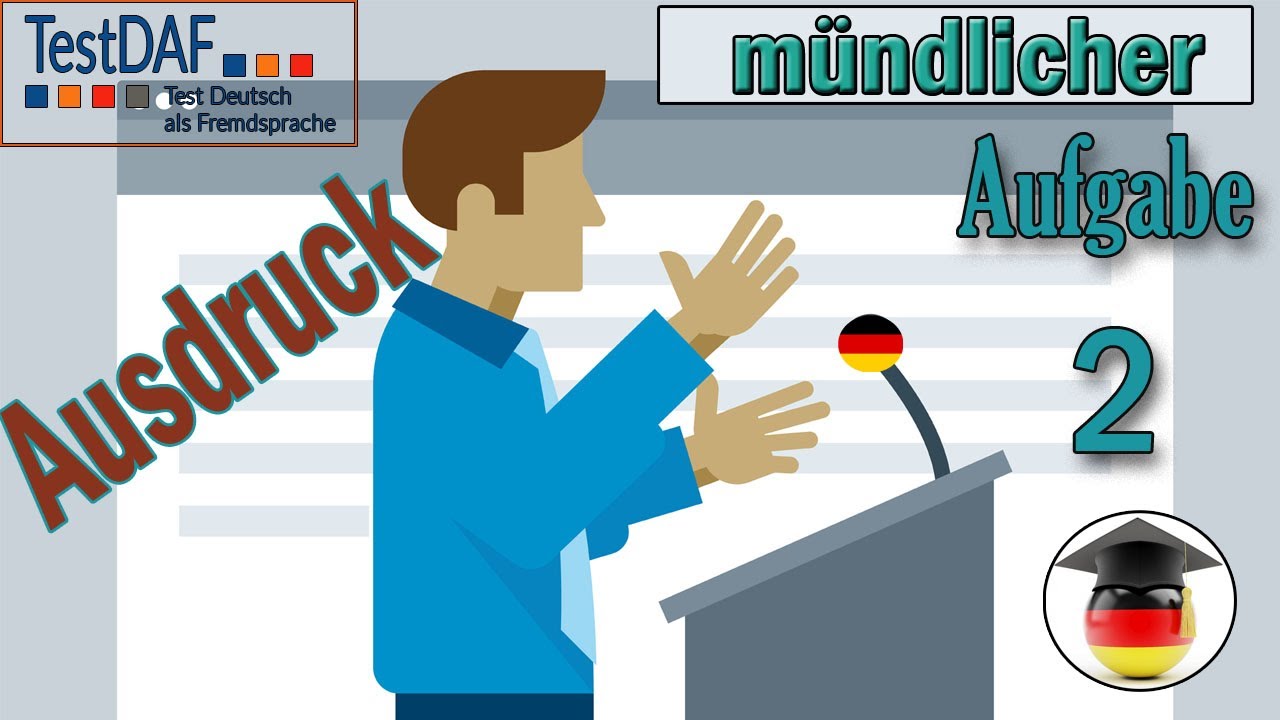 TestDaF. Mündlicher Ausdruck. Aufgabe 2. Musterantwort